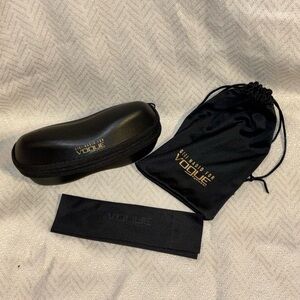 Gigi Hadid for Vogue Eyewear Sunglasses Case Pouch & Cloth Set